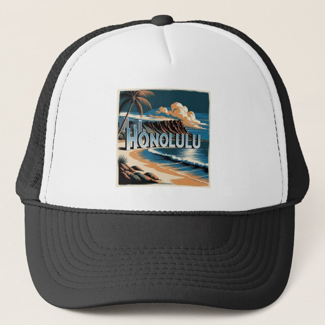 Gorra De Camionero Honolulu O’aho Hawaii (Anverso)