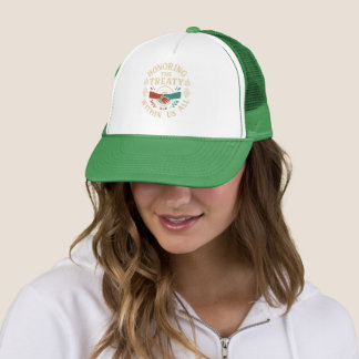 Gorra De Camionero Honoring the Treaty Within Us All