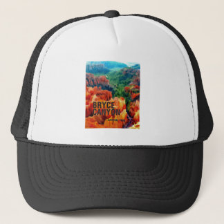 Gorra De Camionero Hoodoos coloridos en parque nacional del barranco