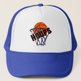 Gorra De Camionero Hoops Basketball & Net Trucker Hat/Cap