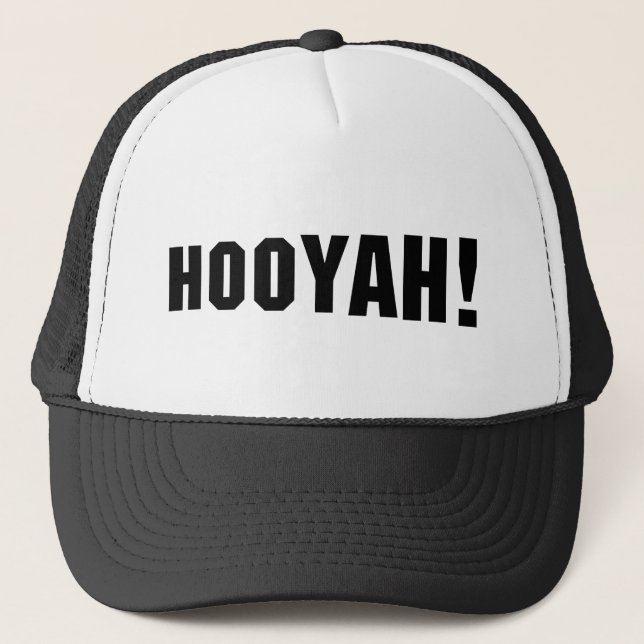 GORRA DE CAMIONERO ¡HOOYAH! (Anverso)