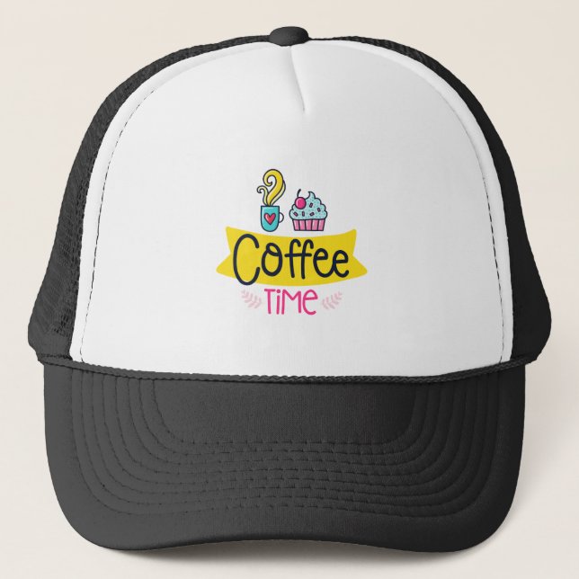 Gorra De Camionero Hora del café (Anverso)
