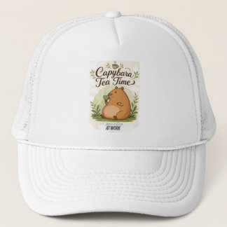Gorra De Camionero Hora del Té del Carpincho | Carpincho Bonito Bebie