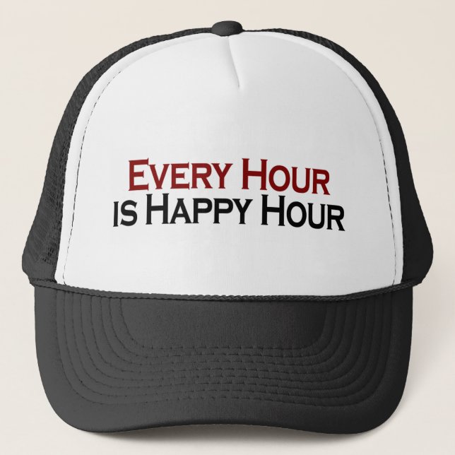 Gorra De Camionero Hora feliz cada hora (Anverso)