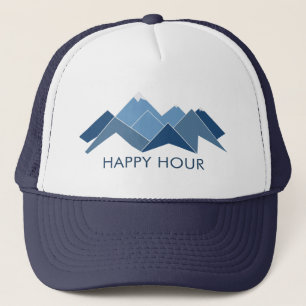 Gorra De Camionero Hora feliz de las montañas