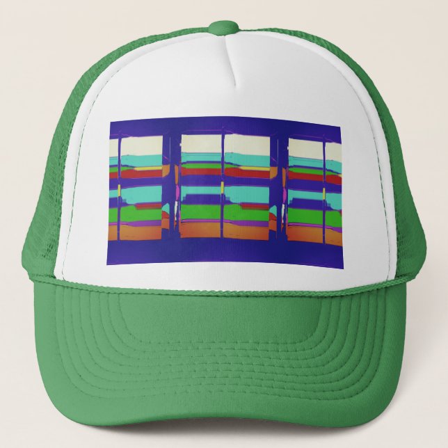 Gorra De Camionero Horizonte azul (Anverso)