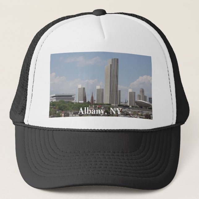 Gorra De Camionero Horizonte de Albany NY (Anverso)