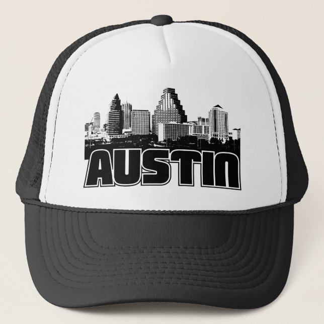 Gorra De Camionero Horizonte de Austin (Anverso)