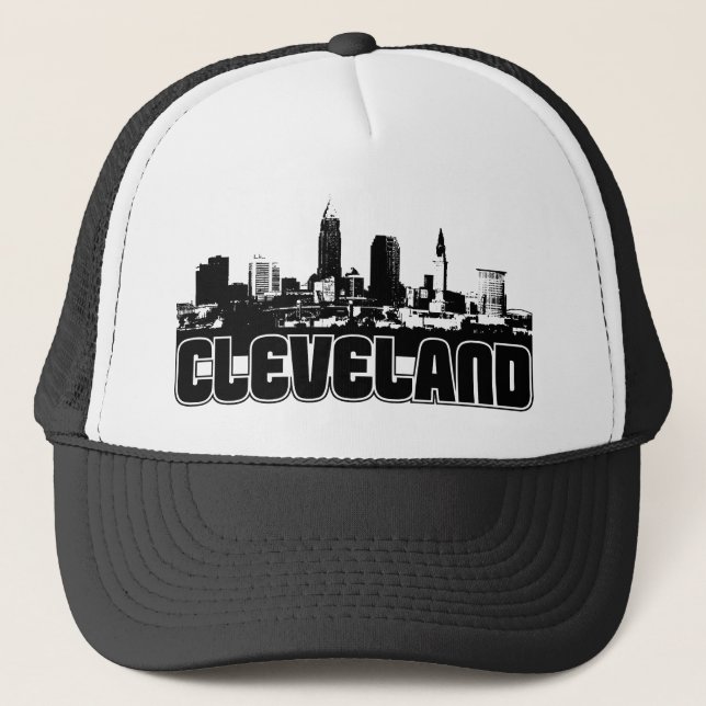 Gorra De Camionero Horizonte de Cleveland (Anverso)