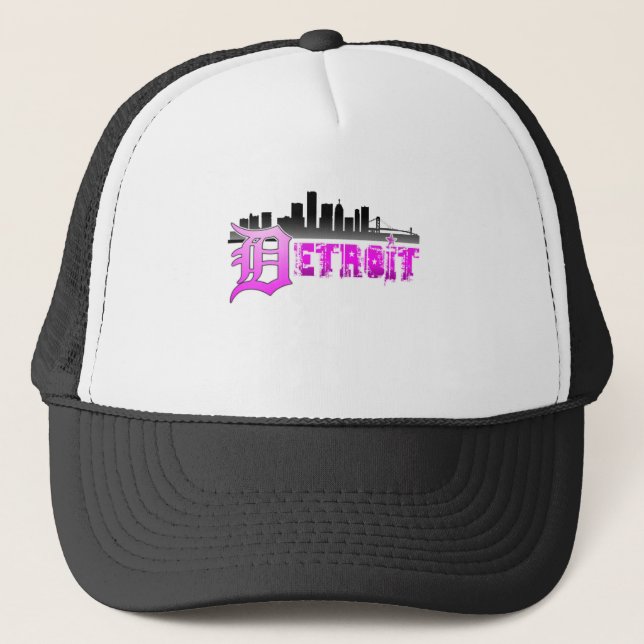 Gorra De Camionero Horizonte de Detroit (Anverso)