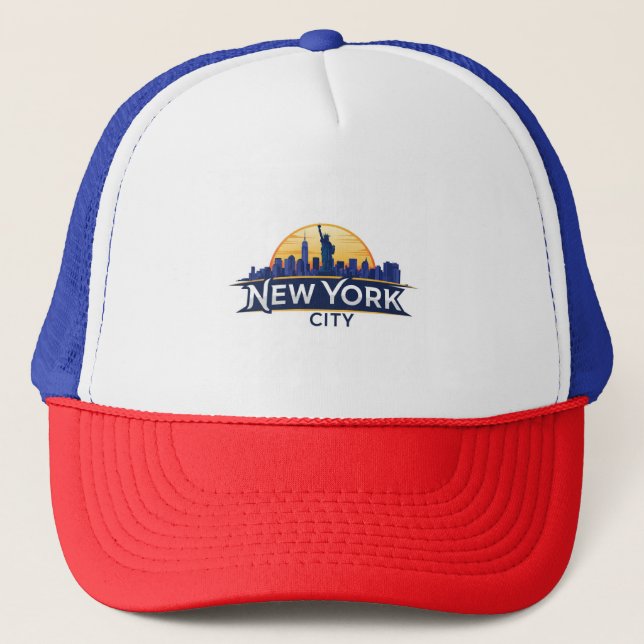 Gorra De Camionero Horizonte de Nueva York (Anverso)