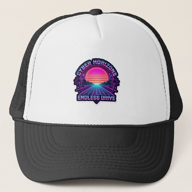 Gorra De Camionero Horizontes Cibernéticos Impulso Interminable - Syn (Anverso)