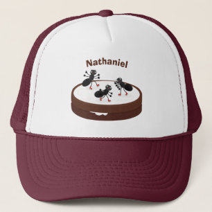 Gorra De Camionero Hormigas felices patinando hielo en personalizado