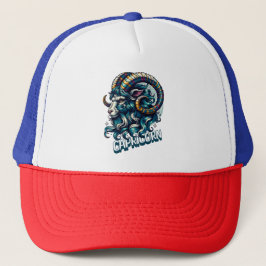 Gorra De Camionero Horoscope Rótulo Astrológico Capricornio