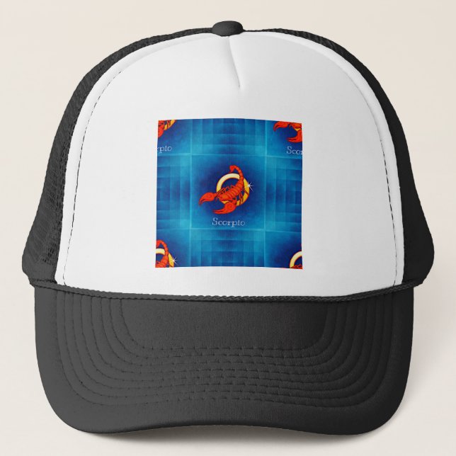 Gorra De Camionero horoscopio escorpio (Anverso)