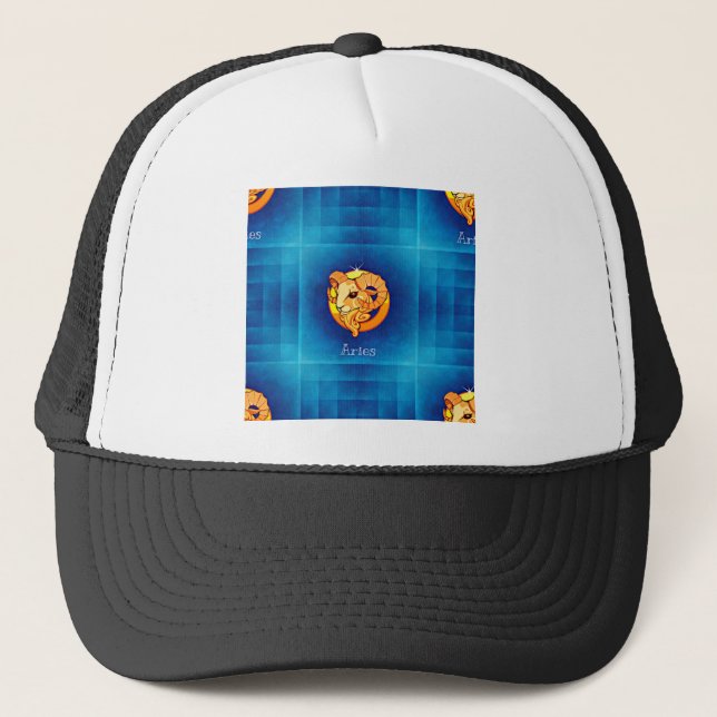 Gorra De Camionero horóscopo de aries (Anverso)