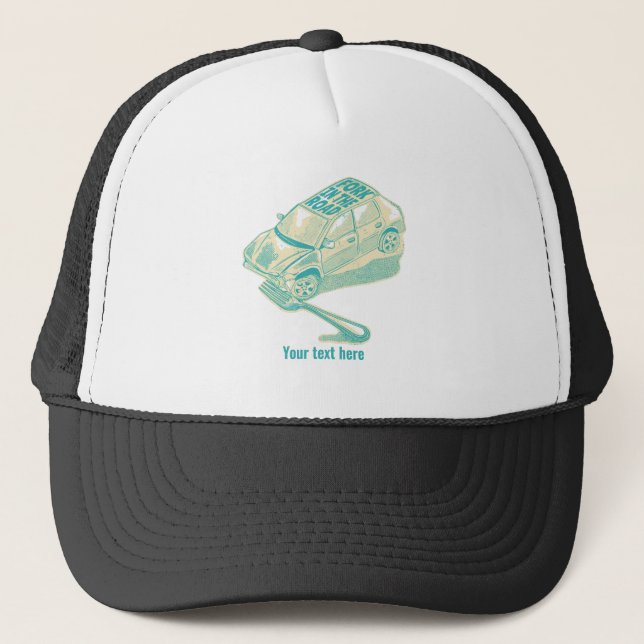 Gorra De Camionero Horquilla en el accidente de tráfico (Anverso)