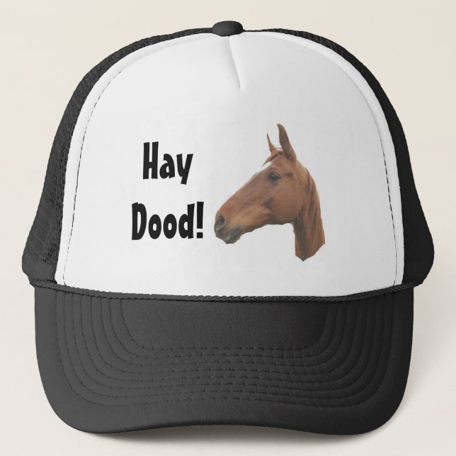 Gorra De Camionero ¡horse3, HayDood! (Anverso)