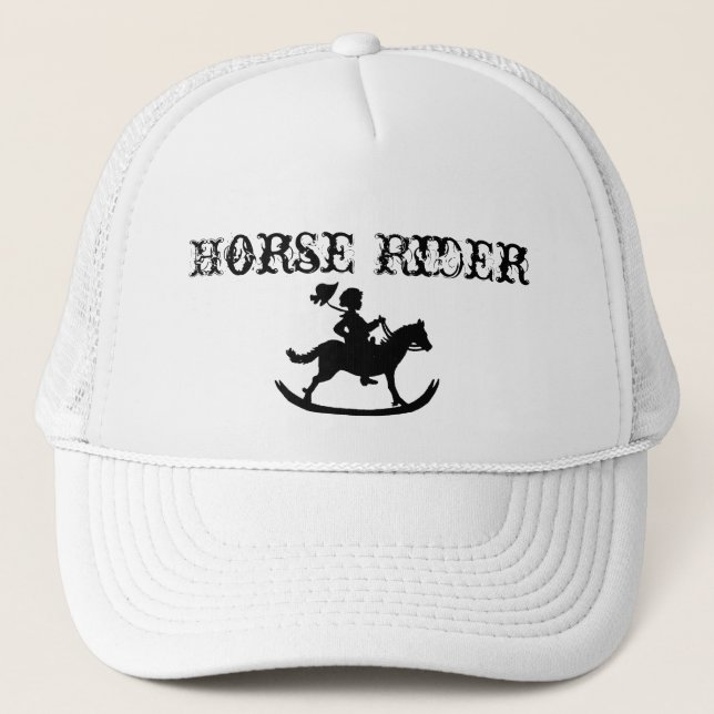 Gorra De Camionero horse.jpg oscilante, jinete del caballo (Anverso)