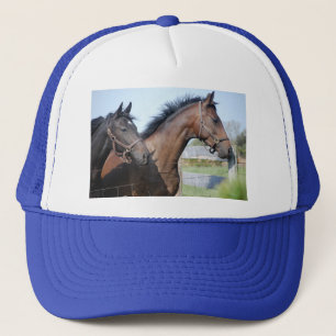 Gorra De Camionero Horse Race Finish Line