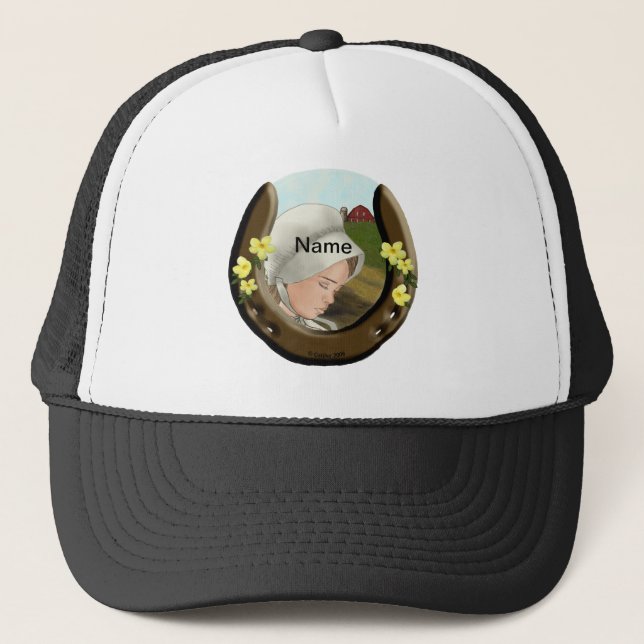Gorra De Camionero Horseshoe Amish Chica (Anverso)