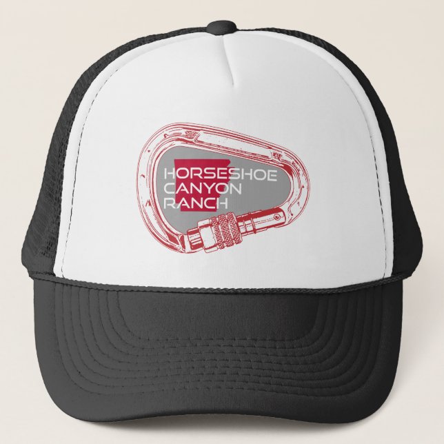 Gorra De Camionero Horseshoe Canyon Ranch Arkansas Climber Carabiner (Anverso)