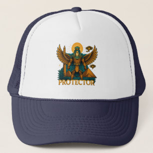 Gorra De Camionero Horus el Protector – Halcón Egipcio Antiguo Audaz
