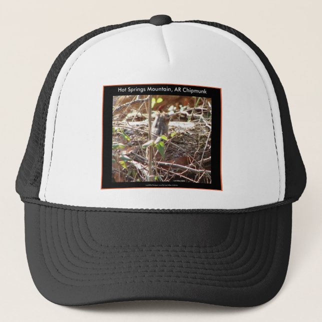 Gorra De Camionero Hot Springs Mountain, Regalos de Chipmunk de Arkan (Anverso)