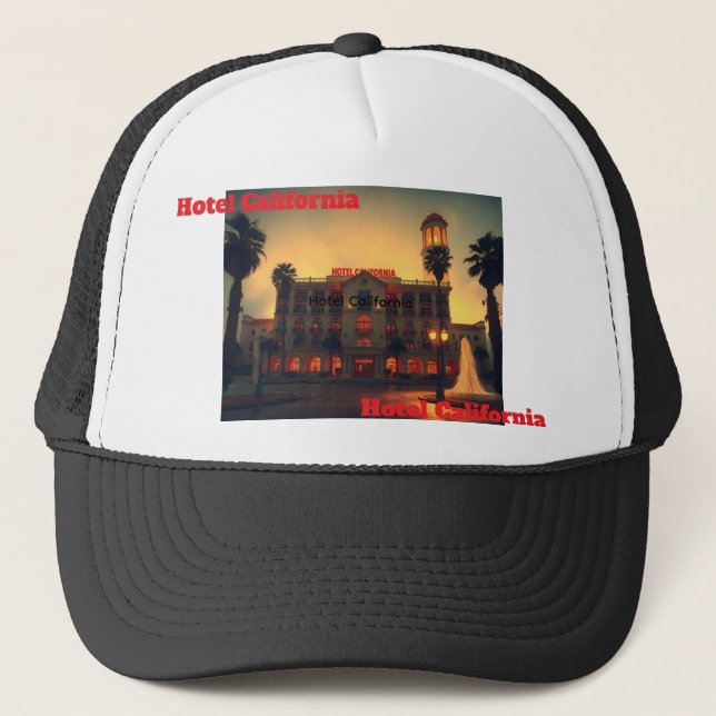 Gorra De Camionero Hotel California (Anverso)