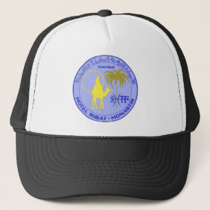 Gorra De Camionero Hotel de viajes vintage Ribat en Monastir, Túnez