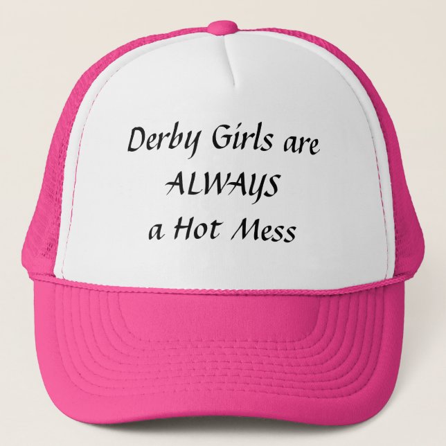 Gorra De Camionero HotMessDerby.com (Anverso)
