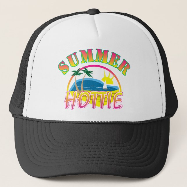 Gorra De Camionero Hottie de verano (Anverso)