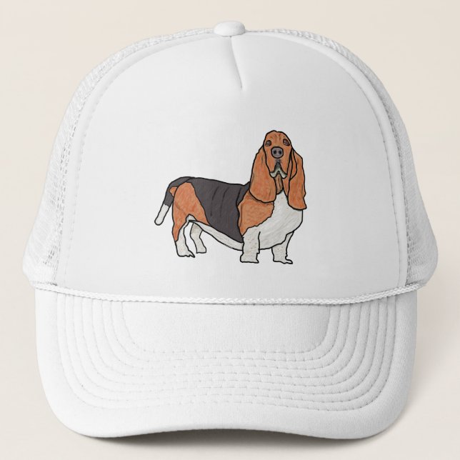 Gorra De Camionero Hound Basset (Anverso)