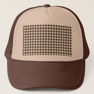 Gorra De Camionero Houndstoth Brown Combination de Shirley Taylor
