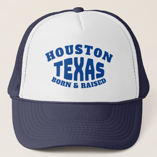 Gorra De Camionero Houston Texas Nació y creció (Anverso)