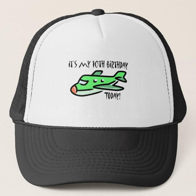 Gorra De Camionero Hoy es mi décimo cumpleaños (Anverso)