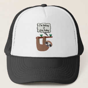 Gorra De Camionero Hoy me lo estoy tomando lento.