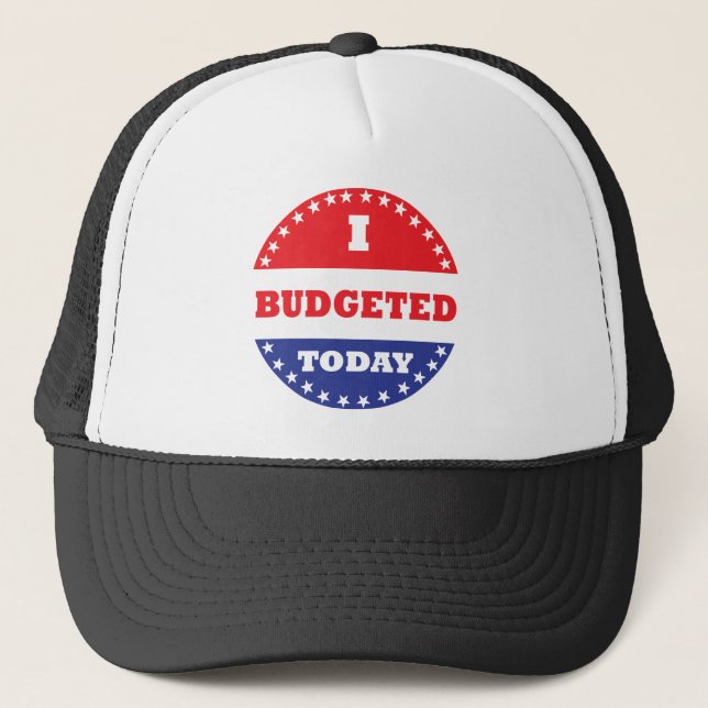 Gorra De Camionero Hoy Presupuesté (Anverso)
