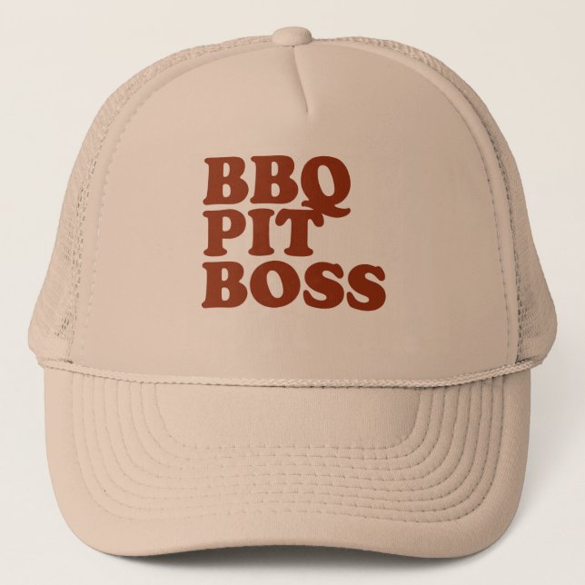 Gorra De Camionero Hoyo Boss del Bbq (Anverso)