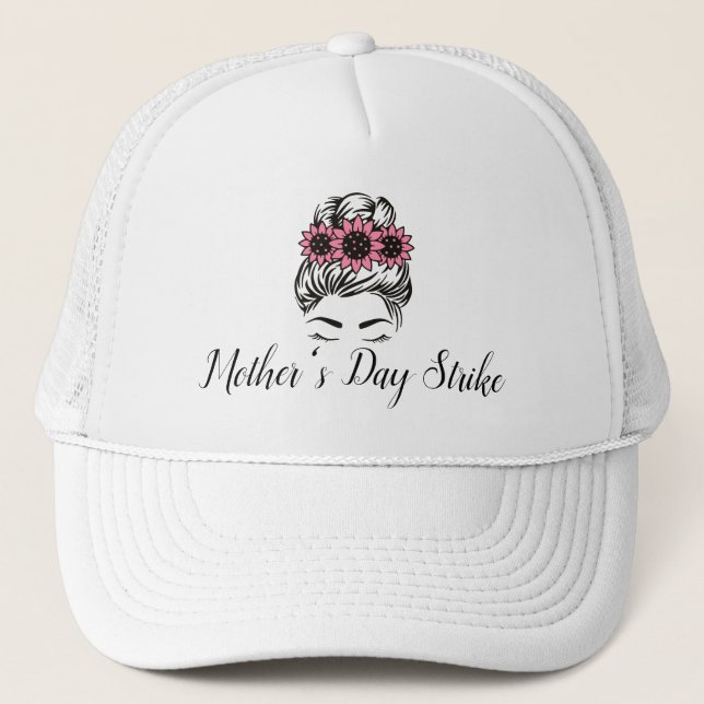 Gorra De Camionero Huelga del Día de la Madre Roe contra derechos de  (Anverso)