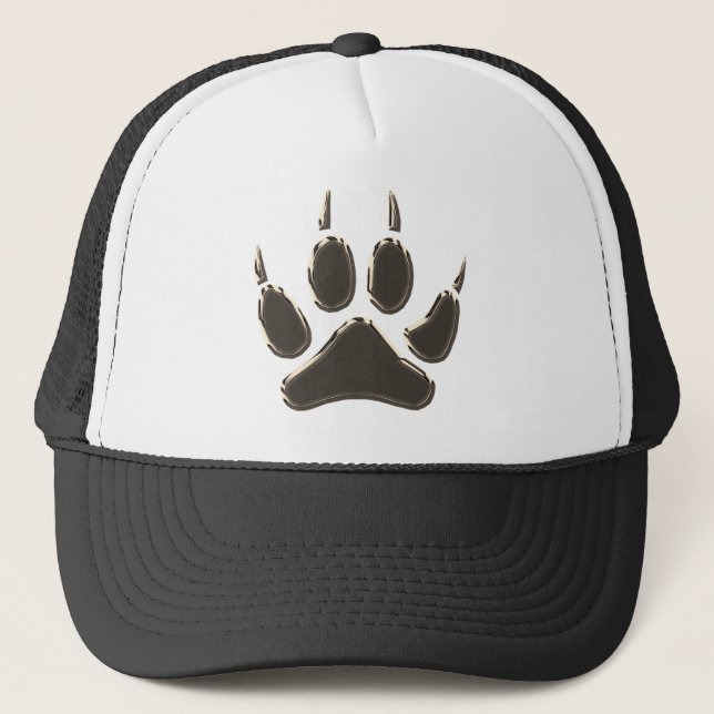 Gorra De Camionero huella del lobo (Anverso)