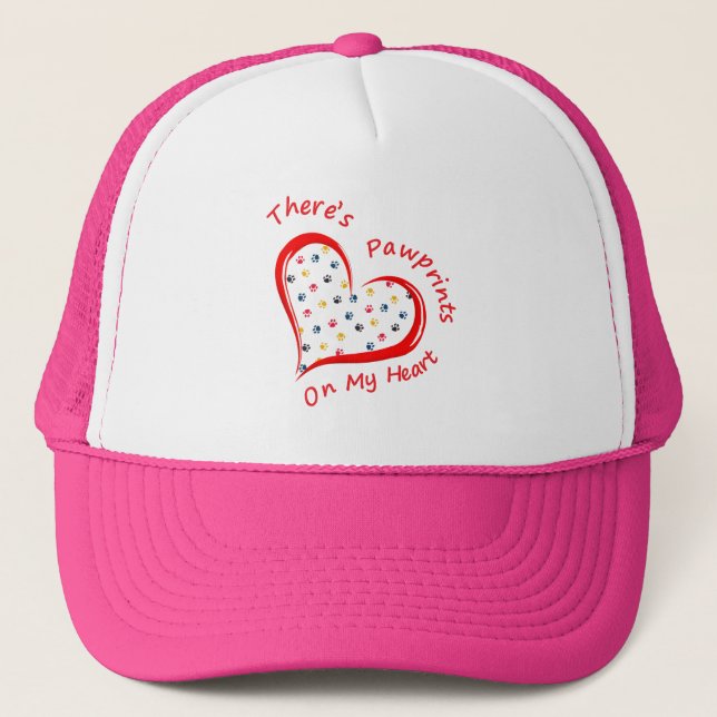 Gorra De Camionero Huellas en mi corazón (Anverso)