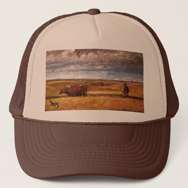 Gorra De Camionero Huesos búfalos bajo la lupa de Harvey Thomas Dunn (Anverso)