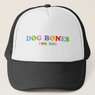 Gorra De Camionero Huesos de perro para perro