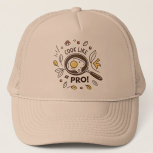 Gorra De Camionero Huevo en Ilustracion Pan - Delicioso Desayuno