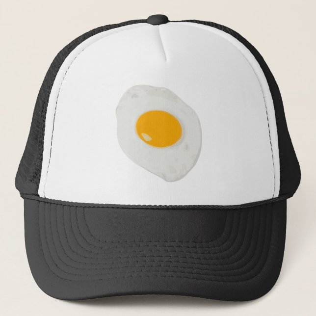 Gorra De Camionero Huevo frito de lado hacia arriba (Anverso)