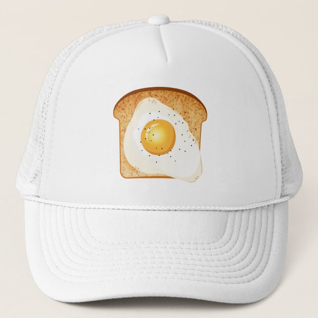 Gorra De Camionero Huevo frito en tostada (Anverso)