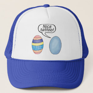 Gorra De Camionero Huevos de Pascua agradables del tatuaje