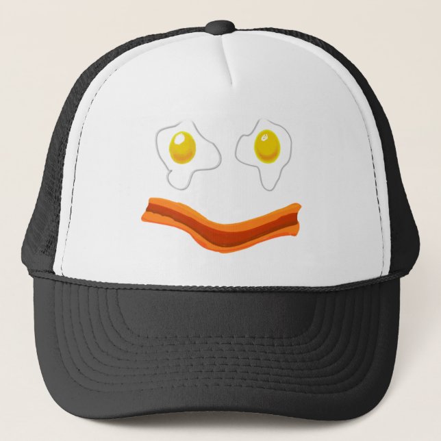 Gorra De Camionero Huevos fritos y sistema del tocino (Anverso)