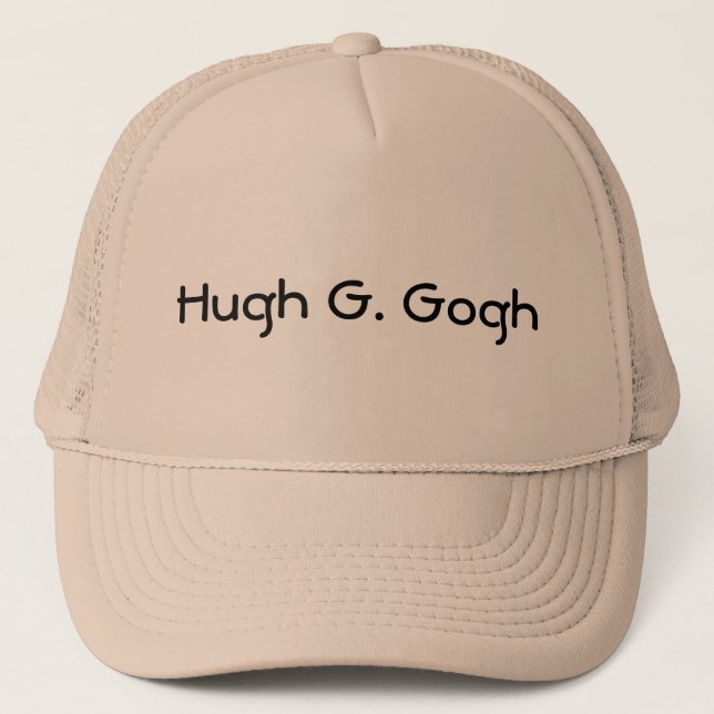 Gorra De Camionero Hugh G. Gogh (ego enorme) (Anverso)